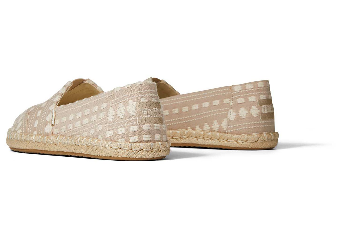 Toms Espadryle Damskie Beżowe - Alpargata Global Rope - 74XFTOMDH